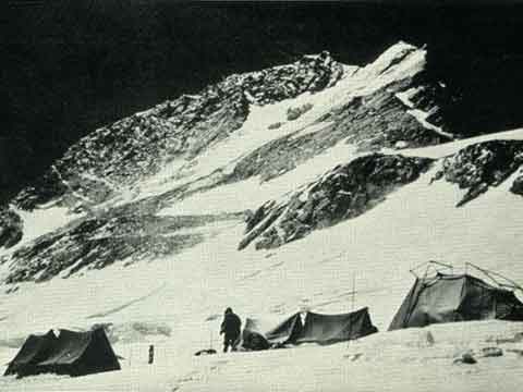 
Makalu Summit Area From Camp 5 On Makalu Col 1961 - No Place for Men book
